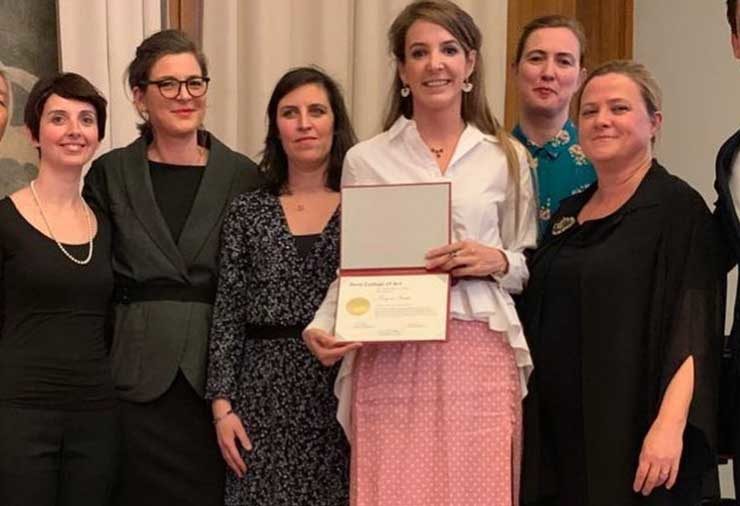 tessy de nassau diplome honorifique paris college of art