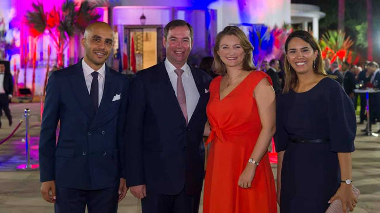 Guillaume Et Stephanie De Luxembourg Deuxieme Jour Au Maroc Et Reception Officielle