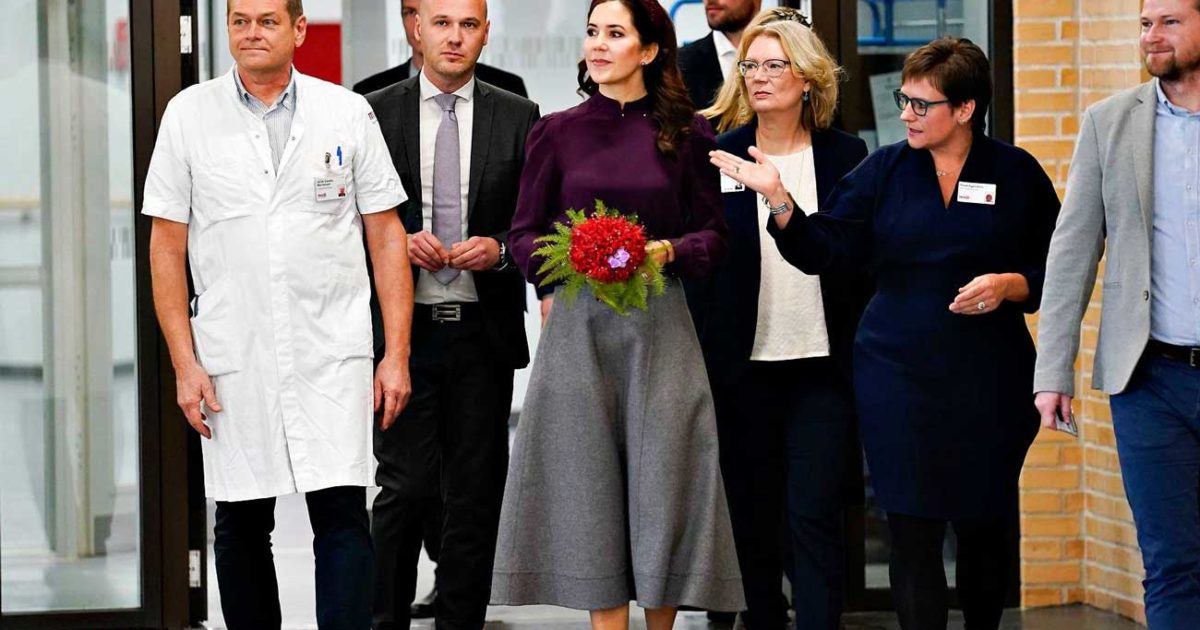 Mary de Danemark inaugure le nouveau service des urgences de l'hôpital