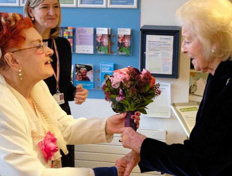 princesse alexandre visite hospice st christopher palliatifs