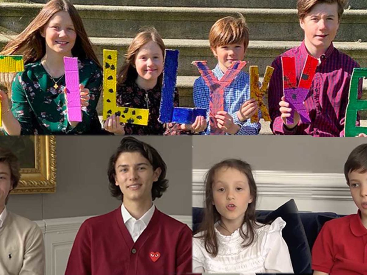 Les 8 Petits Enfants De La Reine Margrethe Lui Souhaitent Un Joyeux Anniversaire En Video