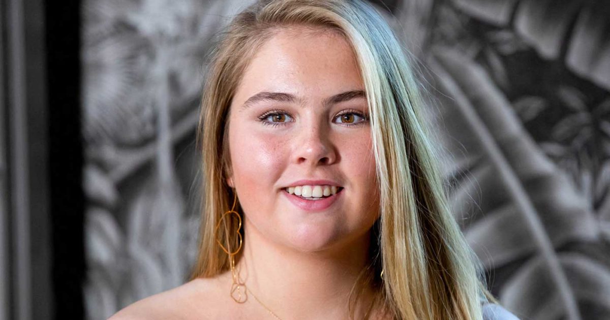 Catharina Amalia Etudes Photo inédite de Catharina-Amalia des Pays-Bas pour ses 17 ans