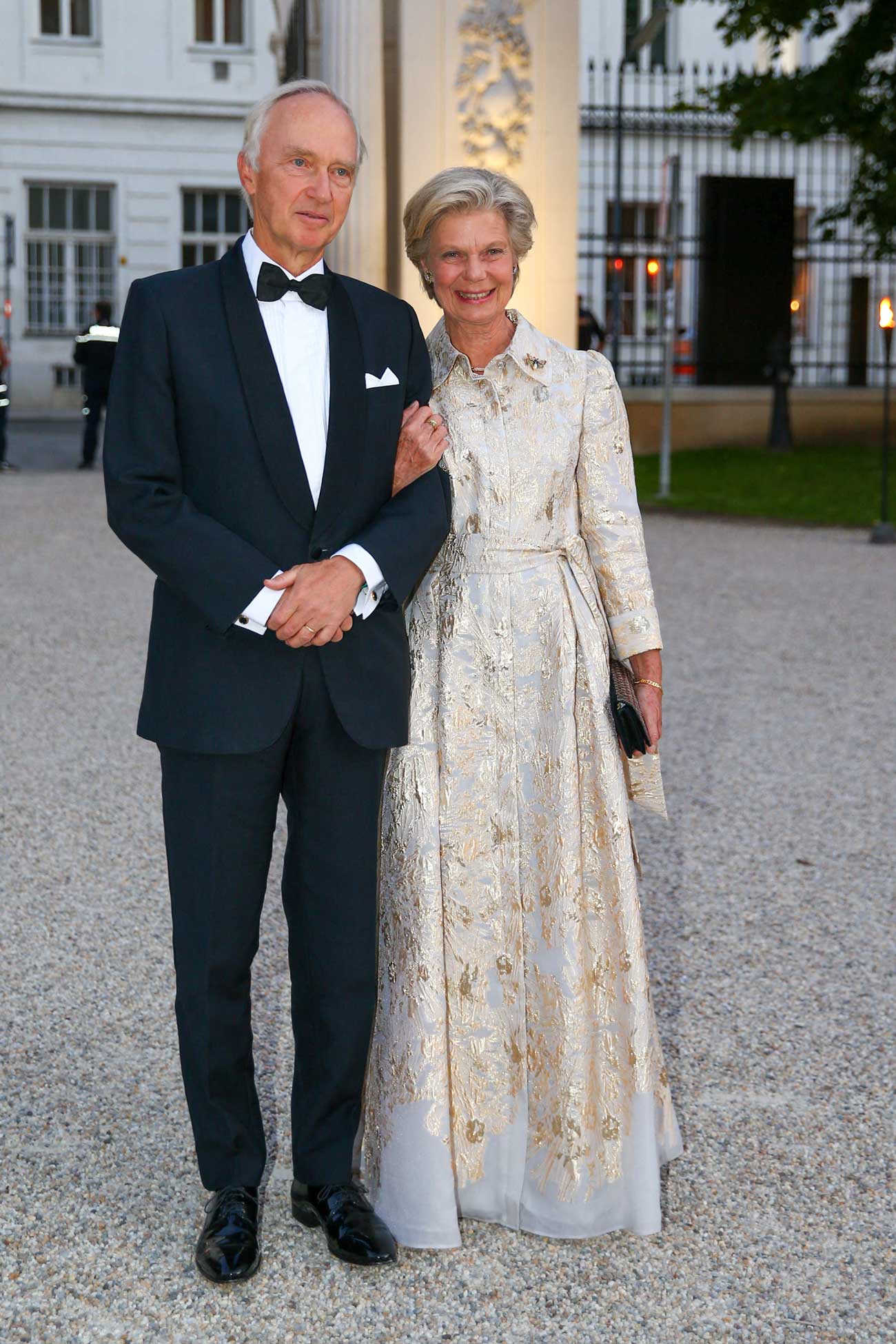 Laetitia Maria de Belgique son père au mariage de la