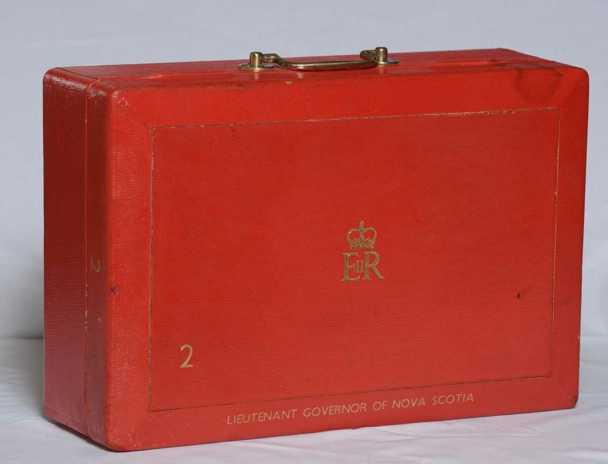 Queen Elizabeth II opens her red box including the day of her 70th