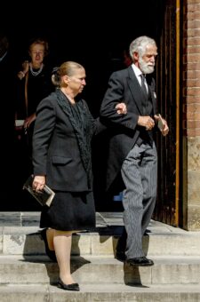 La famille de Ligne et la famille grandducale aux funérailles du