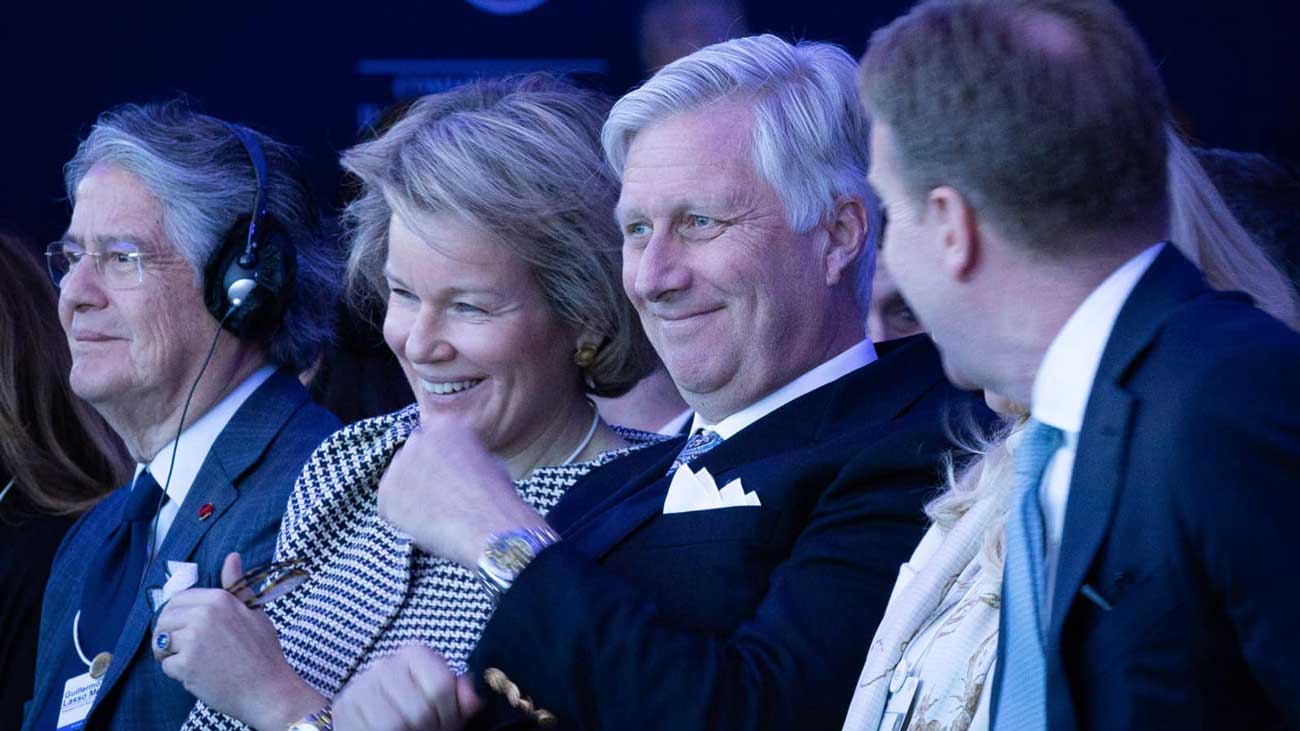 Le roi Philippe et la reine Mathilde de retour à Davos en 2023
