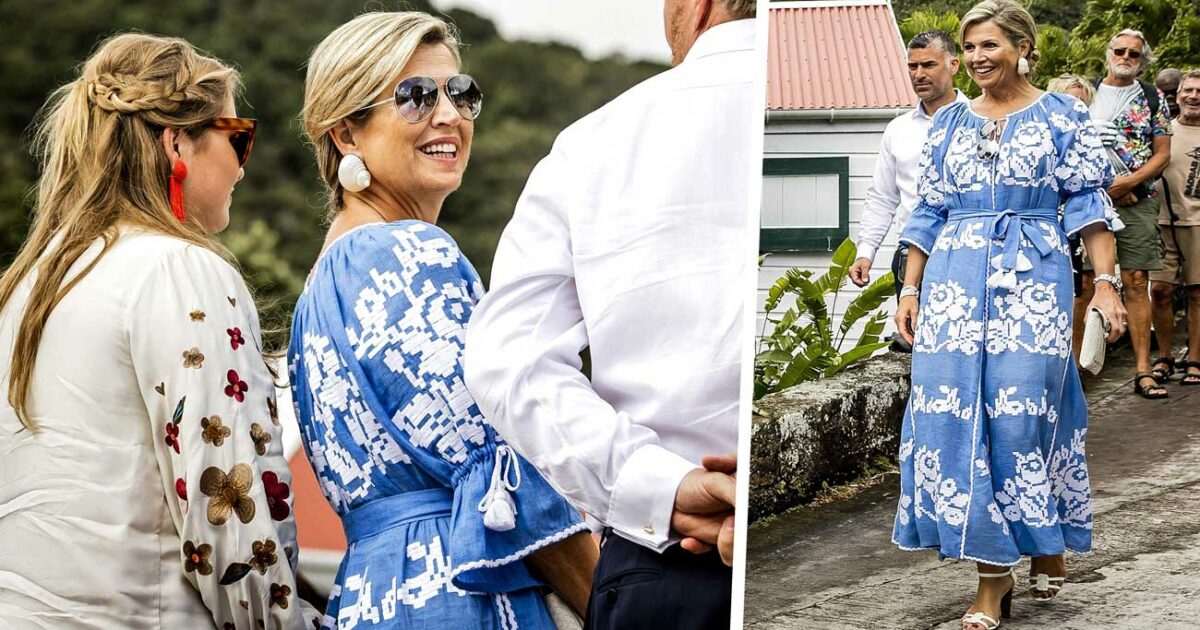 La reine Máxima porte une robe ukrainienne pour son dernier jour de