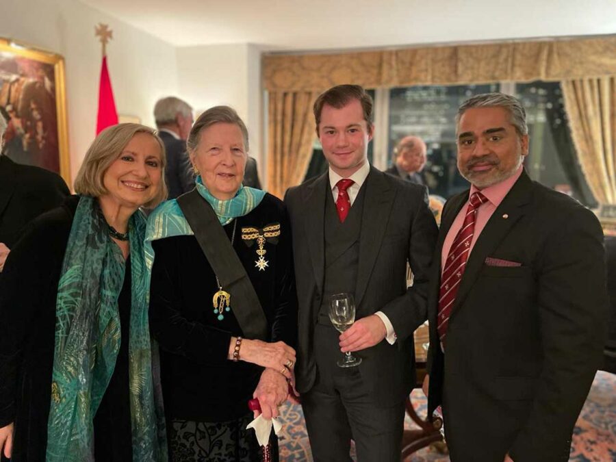 La princesse MarieLouise de Bulgarie distinguée par l'ordre de Malte