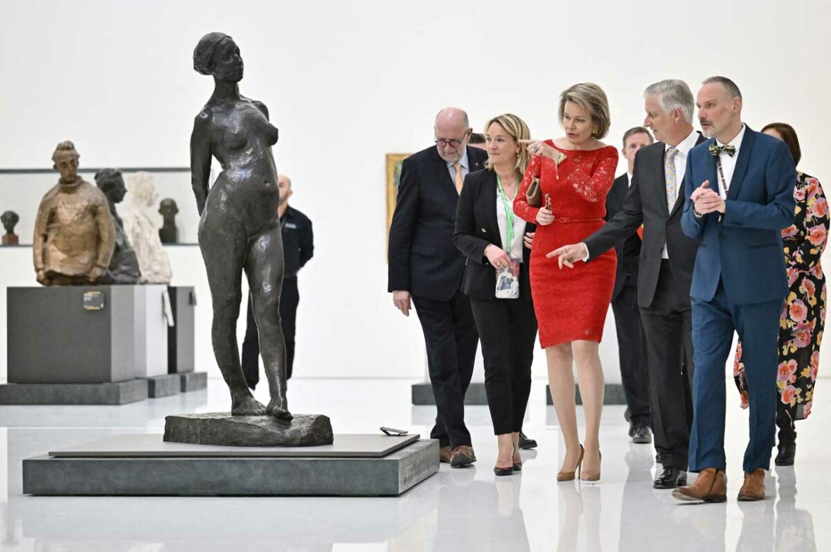 Le roi Philippe et la reine Mathilde au Musée royal des BeauxArts d'Anvers Le roi Philippe et la reine Mathilde au Musée royal des BeauxArts d'Anvers