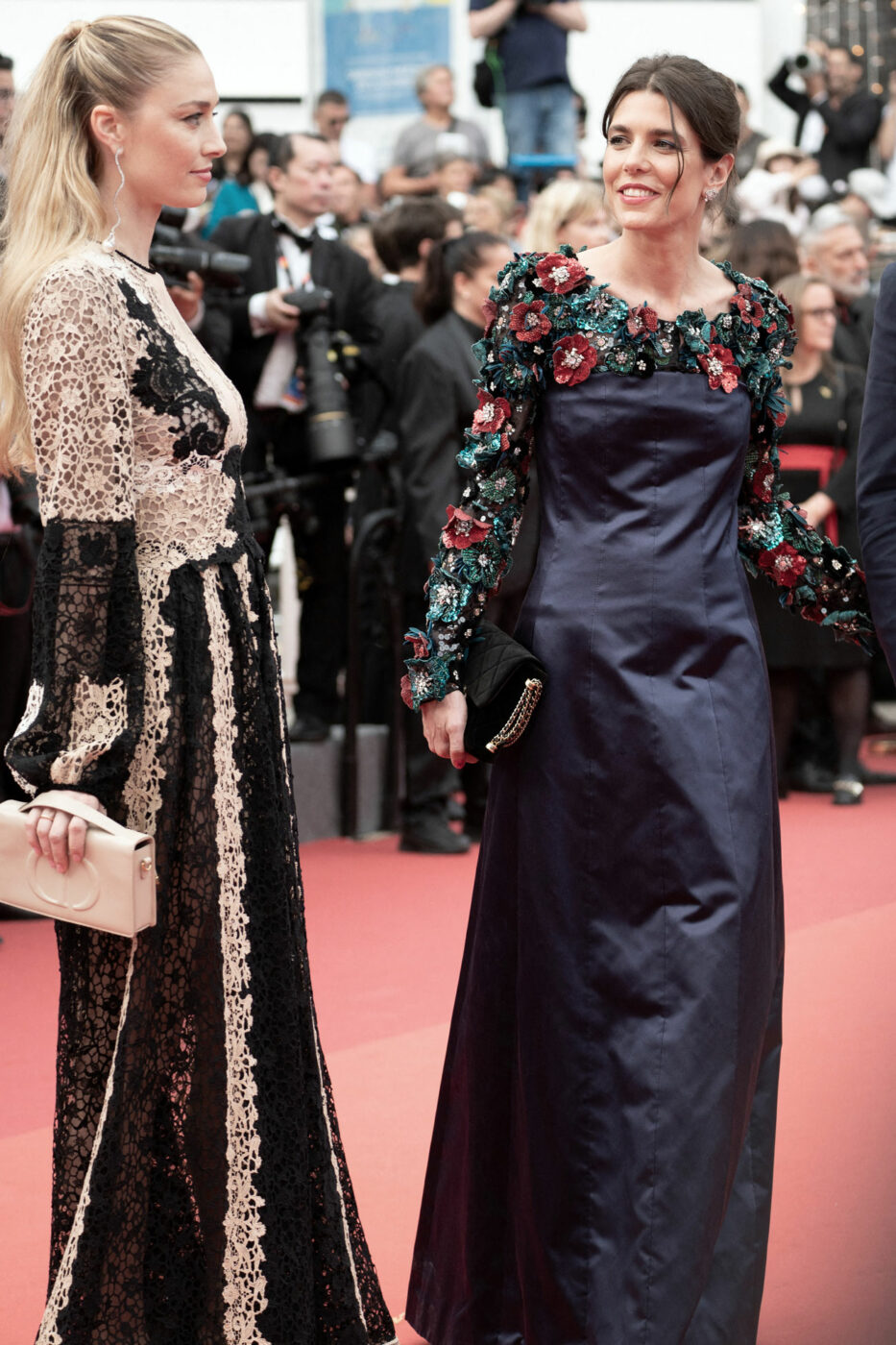 Bas Voile Haut Dentelle Rouge Anne D'Alès - Taille Unique - Neuf Avec étiquettes