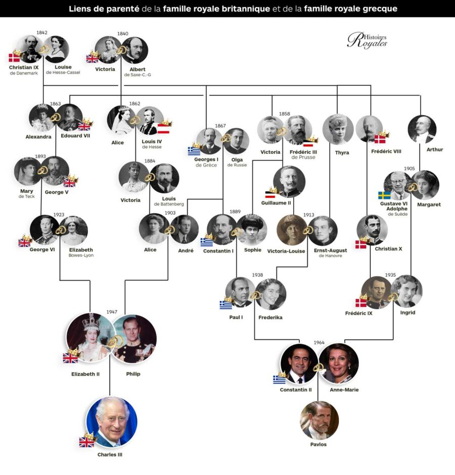 La Famille Royale Grecque La R ception De Couronnement Du Roi Charles III la-famille-royale-grecque-la-r-ception-de-couronnement-du-roi-charles-iii