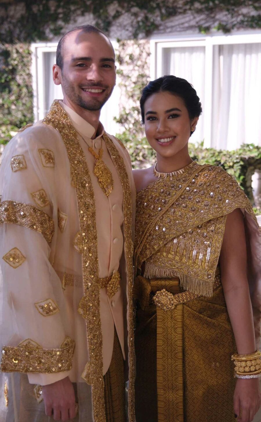 Le mariage de la princesse Ponita en présence du roi du Cambodge dans ...
