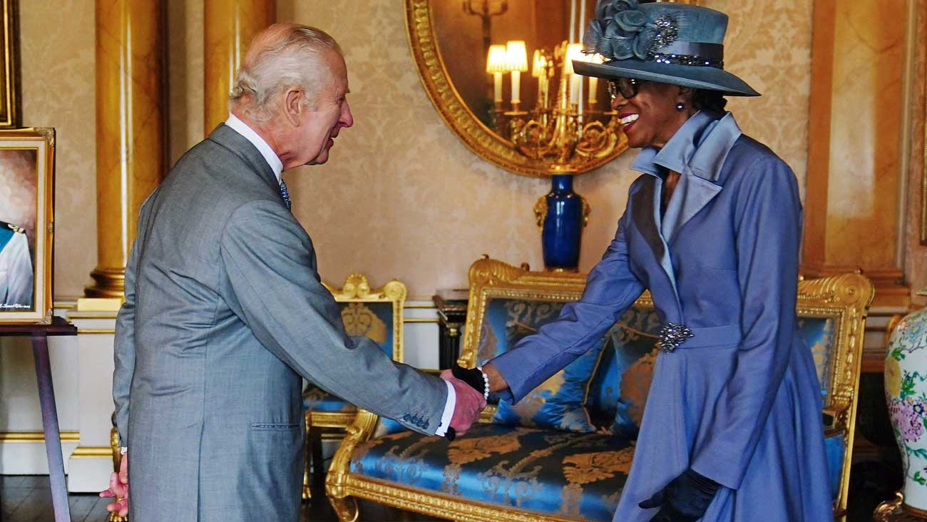 Bahamas Ruler Le roi des Bahamas reçoit sa représentante au palais de Buckingham