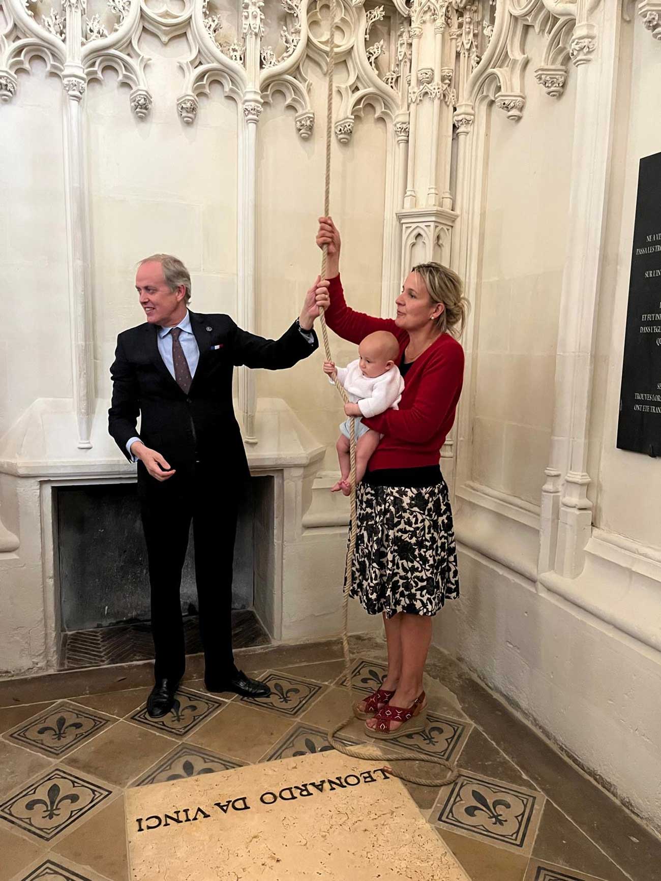 Le comte et la comtesse de Paris inaugurent la chapelle Saint-Hubert ...