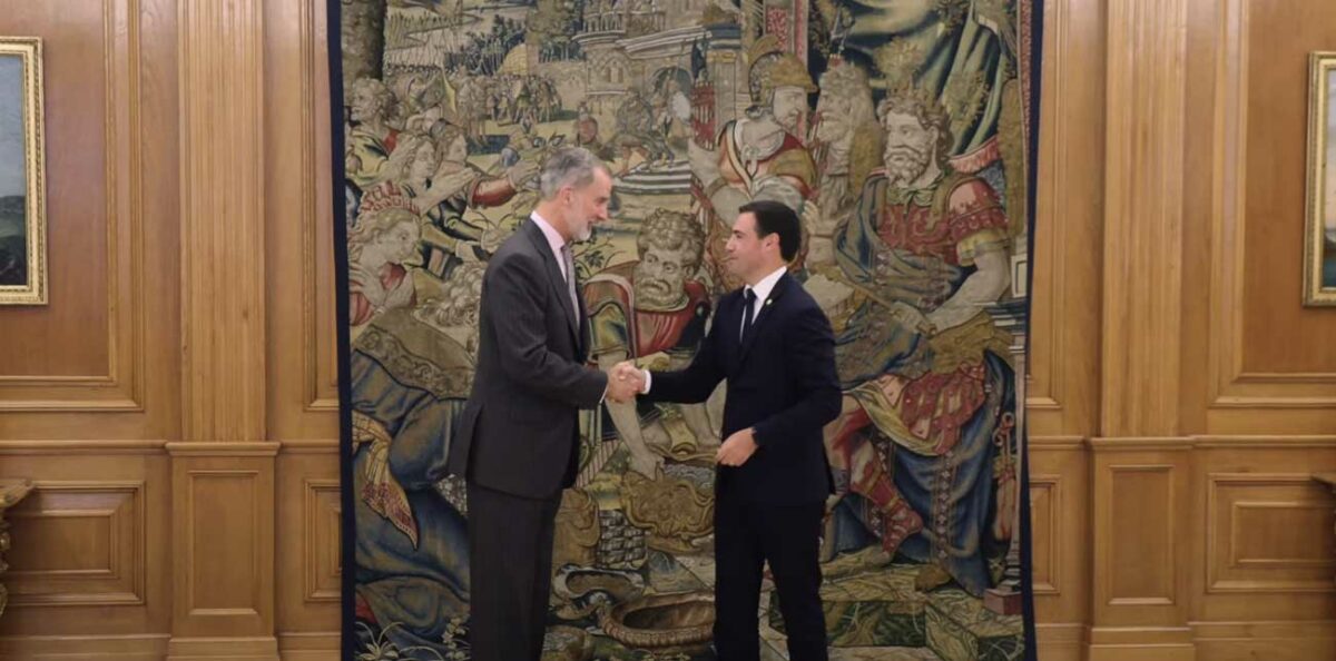 Le roi Felipe reçoit le nouveau président du gouvernement du Pays basque