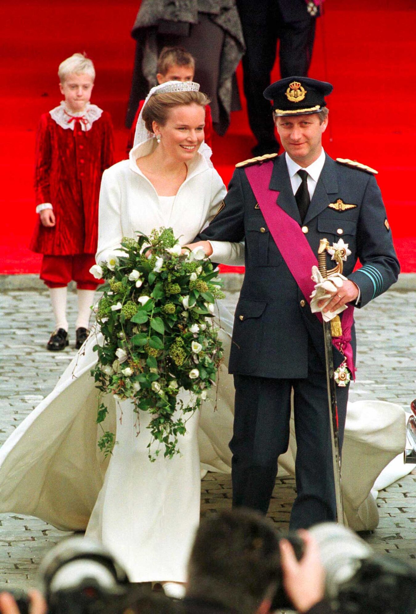 Robe Mathilde Les photos symboliques de la reine Mathilde en blanc pour ses noces d ...
