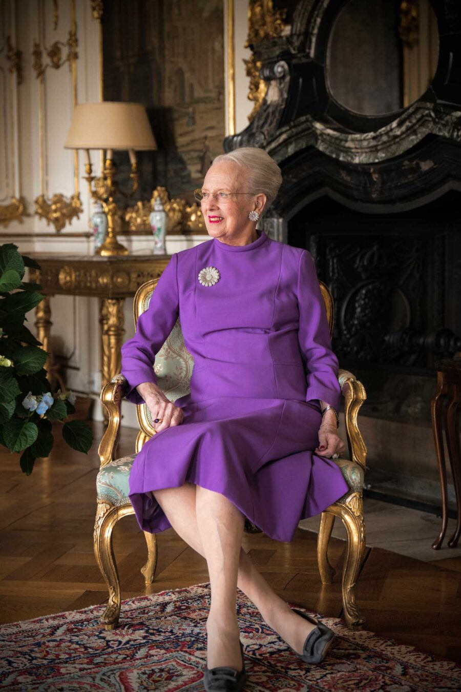 Les nouveaux portraits de la reine Margrethe avec ses marguerites en