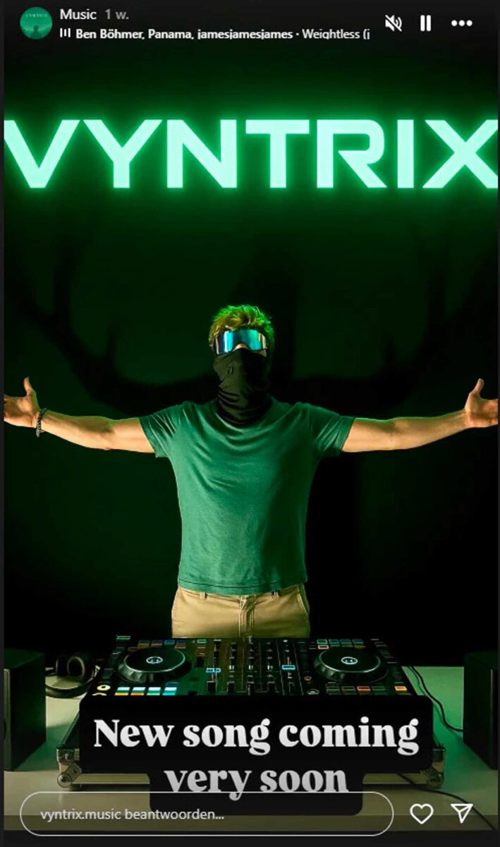 Le prince Emmanuel devient DJ Vyntrix