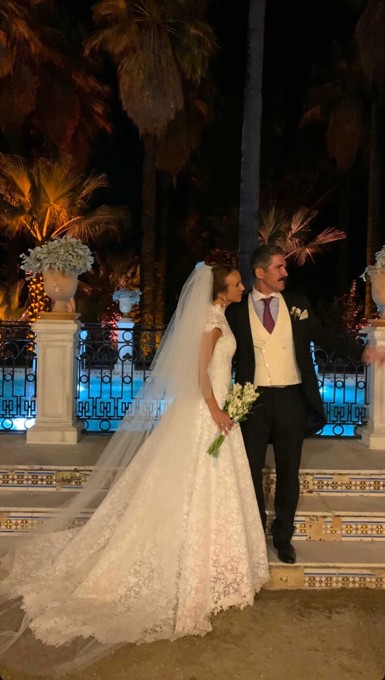 Mariage du prince Aleksandar à Séville chez le duc et la duchesse de Segorbe
