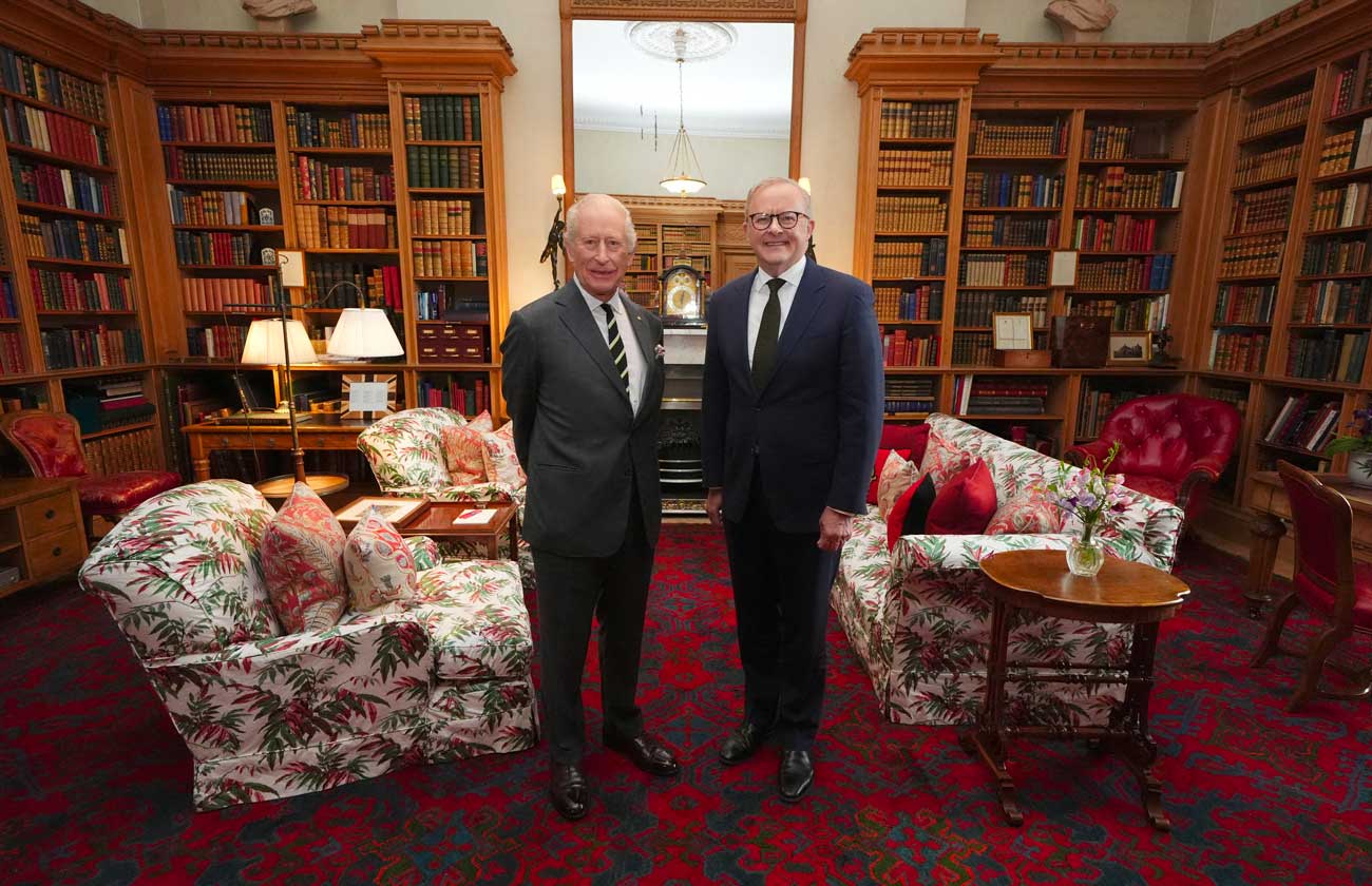 Le roi Charles III reçoit son premier ministre australien à Balmoral