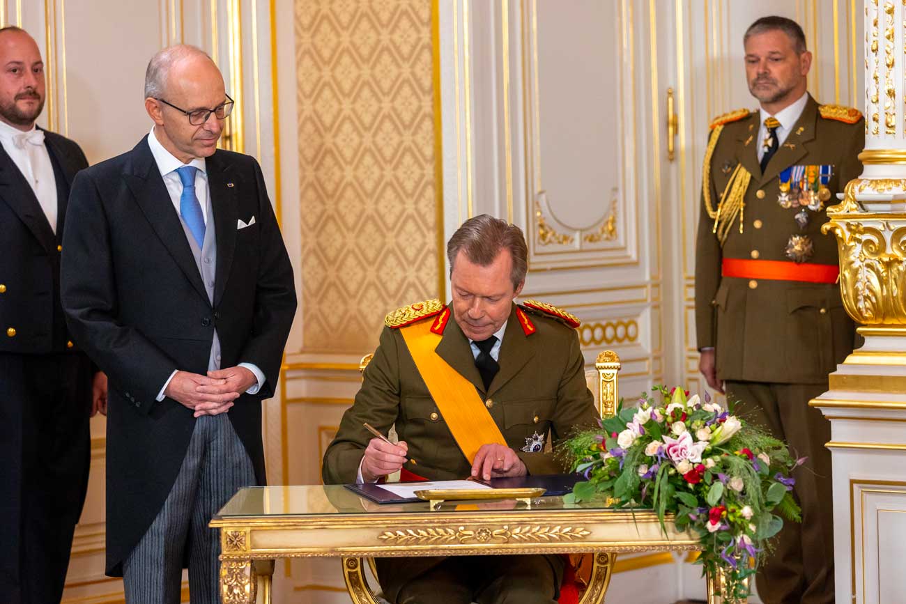Le grand-duc Guillaume accueilli parmi les monarques du Benelux