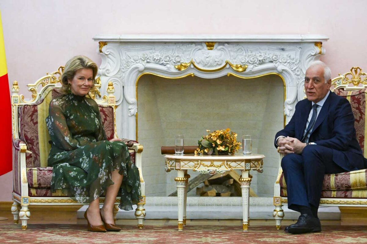 La reine Mathilde en Arménie pour le compte des Nations unies