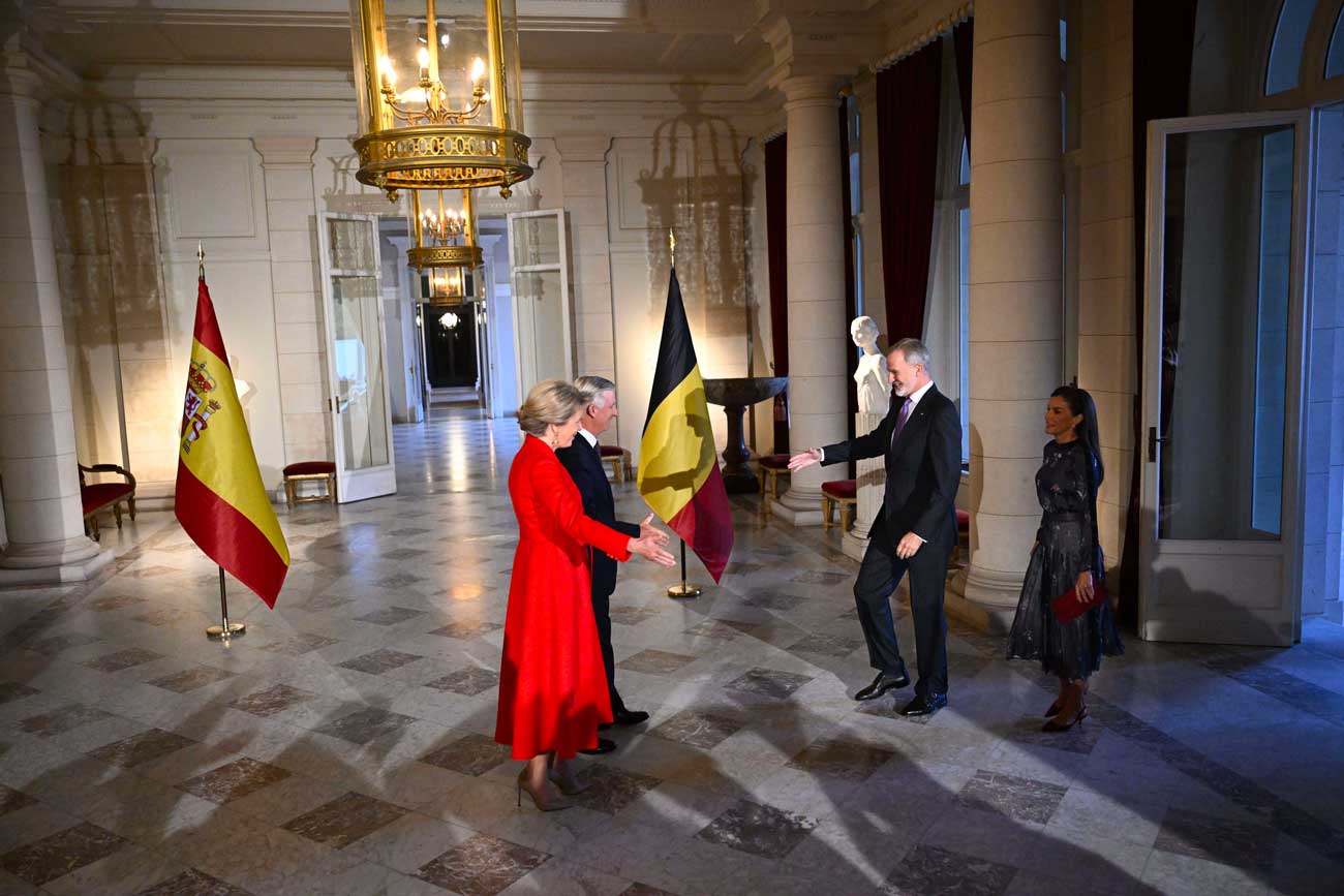 Retrouvailles et déjeuner entre cousins pour le roi Philippe et le roi Felipe VI à Bruxelles