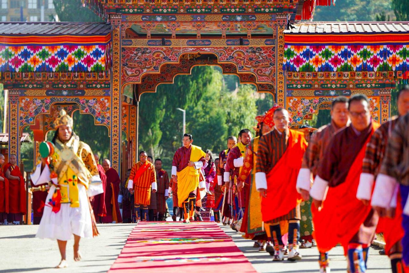 Wunderschne Knig Von Bhutan Ebenbild