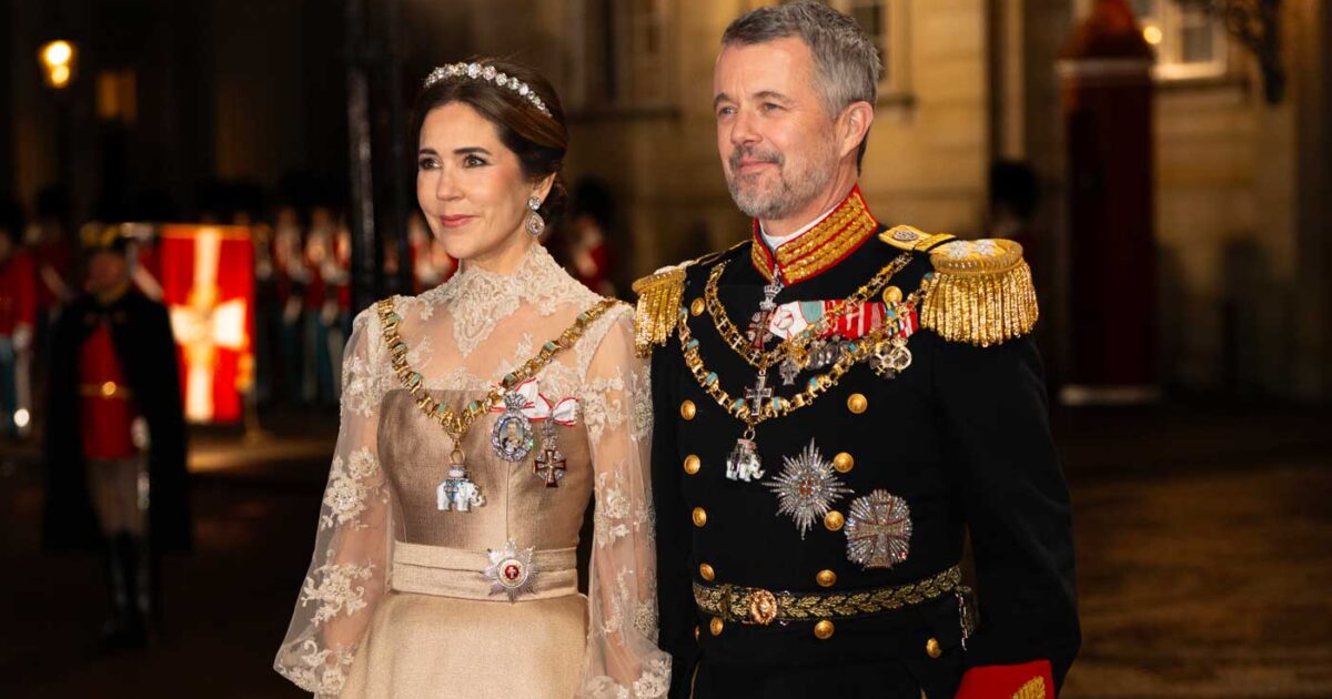 La premi&egrave;re fastueuse r&eacute;ception de 2026 du roi Frederik X et de la