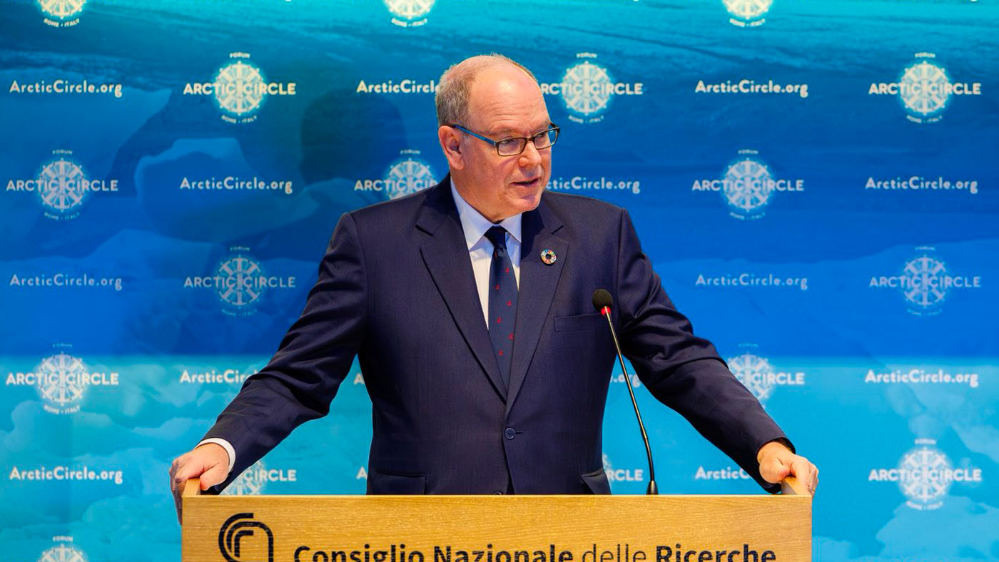 Le prince Albert II défend l'enjeu crucial de l'Arctique à Rome